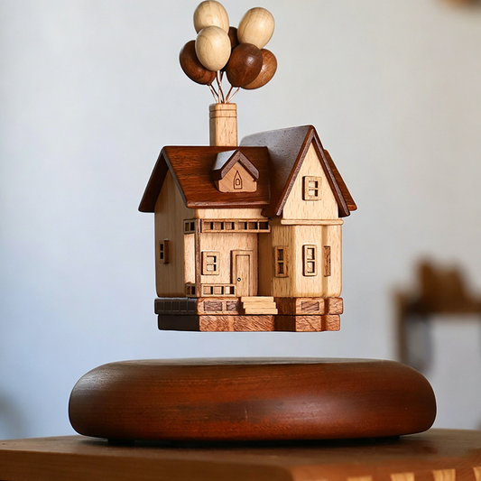 Magnetic Levitation "Up" Flying House Ornament
