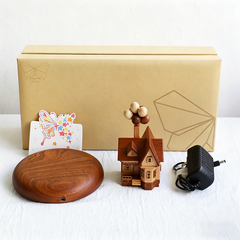 Magnetic Levitation "Up" Flying House Ornament