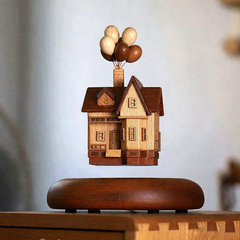 Magnetic Levitation "Up" Flying House Ornament