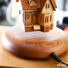 Magnetic Levitation "Up" Flying House Ornament