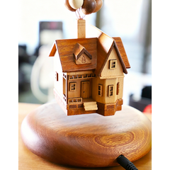 Magnetic Levitation "Up" Flying House Ornament