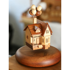 Magnetic Levitation "Up" Flying House Ornament