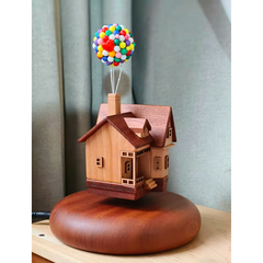 Magnetic Levitation "Up" Flying House Ornament