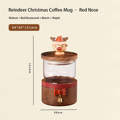 Cute Christmas Reindeer Coffee Mug