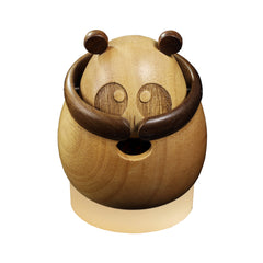 Creative Panda Wooden Night Light