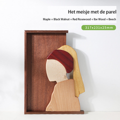 Handcrafted Wooden Puzzle Art Collection