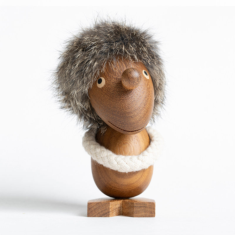 Handcrafted Optimist &Pessimist Wooden Puppets