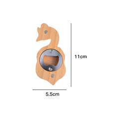 Handcrafted Wooden Shark Bottle Opener