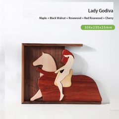 Handcrafted Wooden Puzzle Art Collection